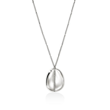 AC x JH Pendant Necklace, Sterling Silver, Diamonds|NBP988752DI